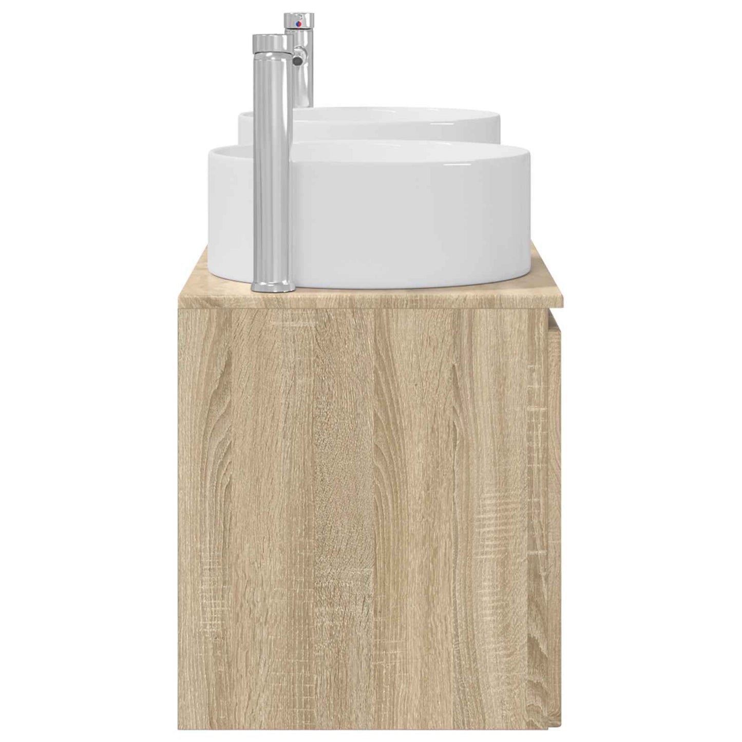 Badkamerkastenset 3 st Sonoma Eiken 49,5 x 44,5 x 65,5 cm