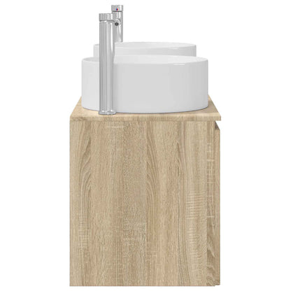Badkamerkastenset 3 st Sonoma Eiken 49,5 x 44,5 x 65,5 cm