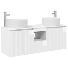 Badkamerkastenset 3 st Hoogglans Wit 49,5 x 44,5 x 65,5 cm