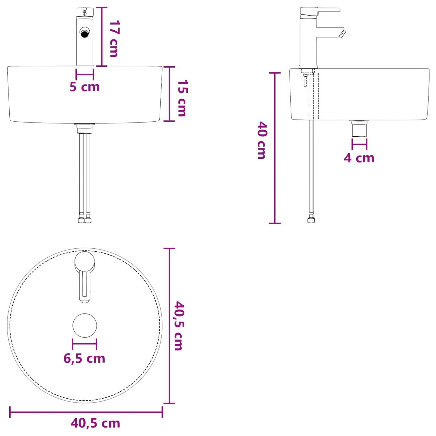Badkamerkastenset 3 st Zwart 49 x 44,5 x 65 cm Bewerkt hout