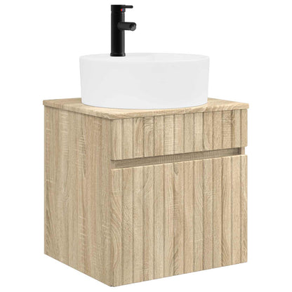 Badkamerkastenset 3 st Sonoma Eiken 49 x 44,5 x 65 cm