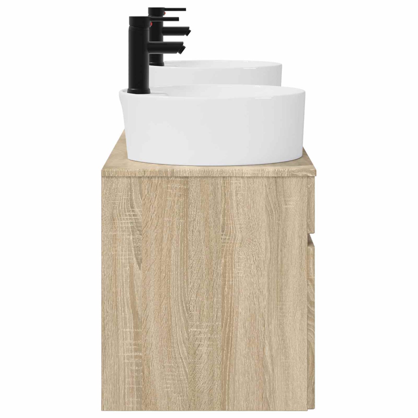 Badkamerkastenset 3 st Sonoma Eiken 49 x 44,5 x 65 cm