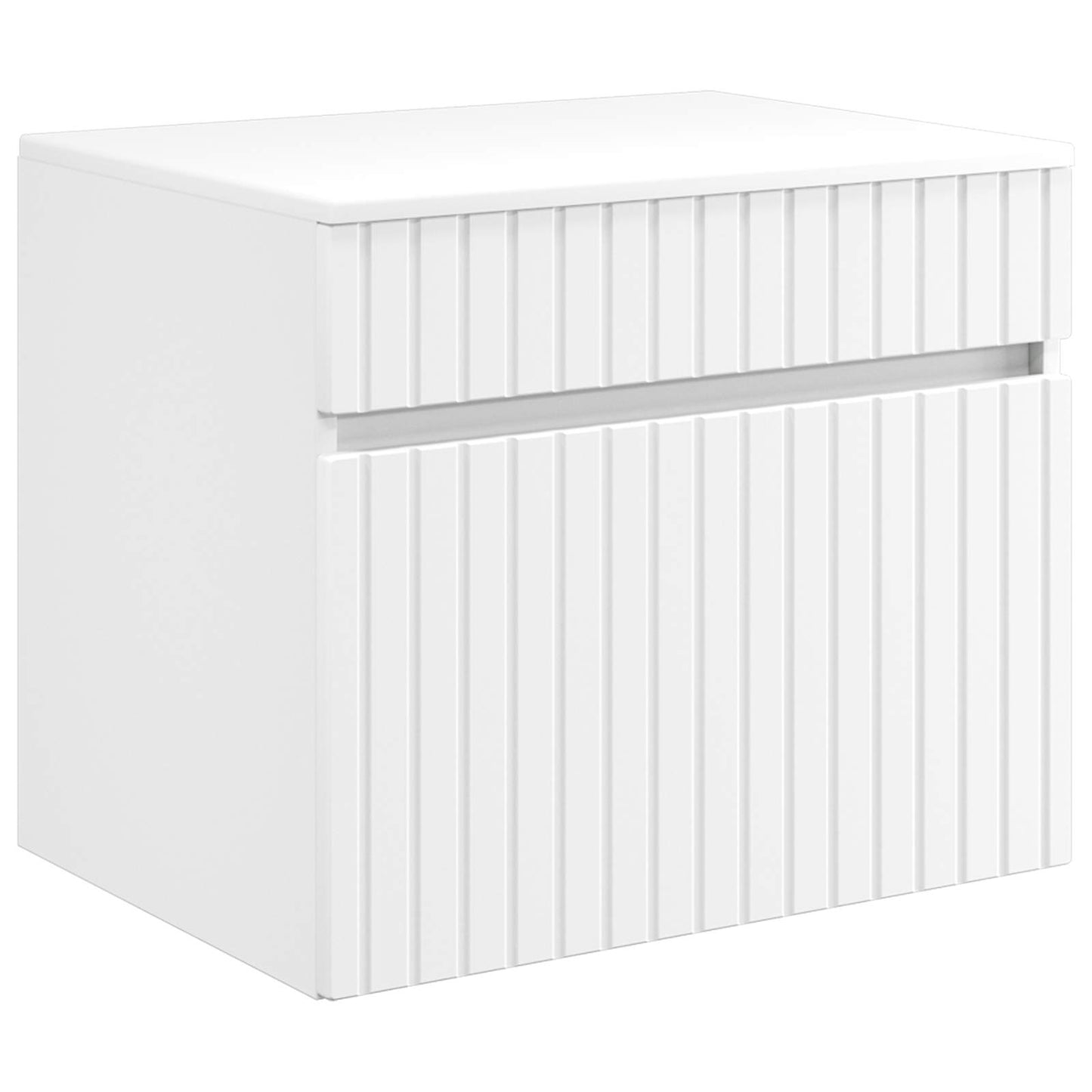 Badkamerkastenset 3 st Wit 49 x 44,5 x 66,5 cm Bewerkt hout