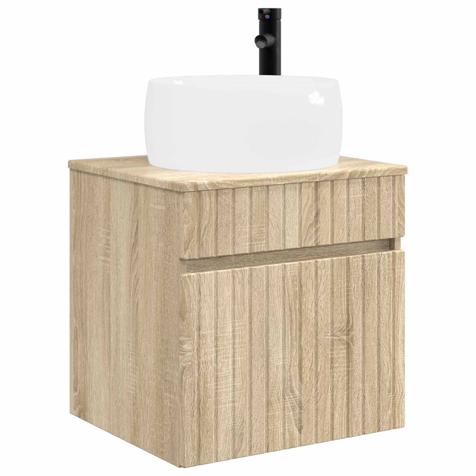 Badkamerkastenset 3 st Sonoma Eiken 49 x 44,5 x 66 cm