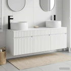 Badkamerkastenset 3 st Hoogglans Wit 49 x 44,5 x 66 cm