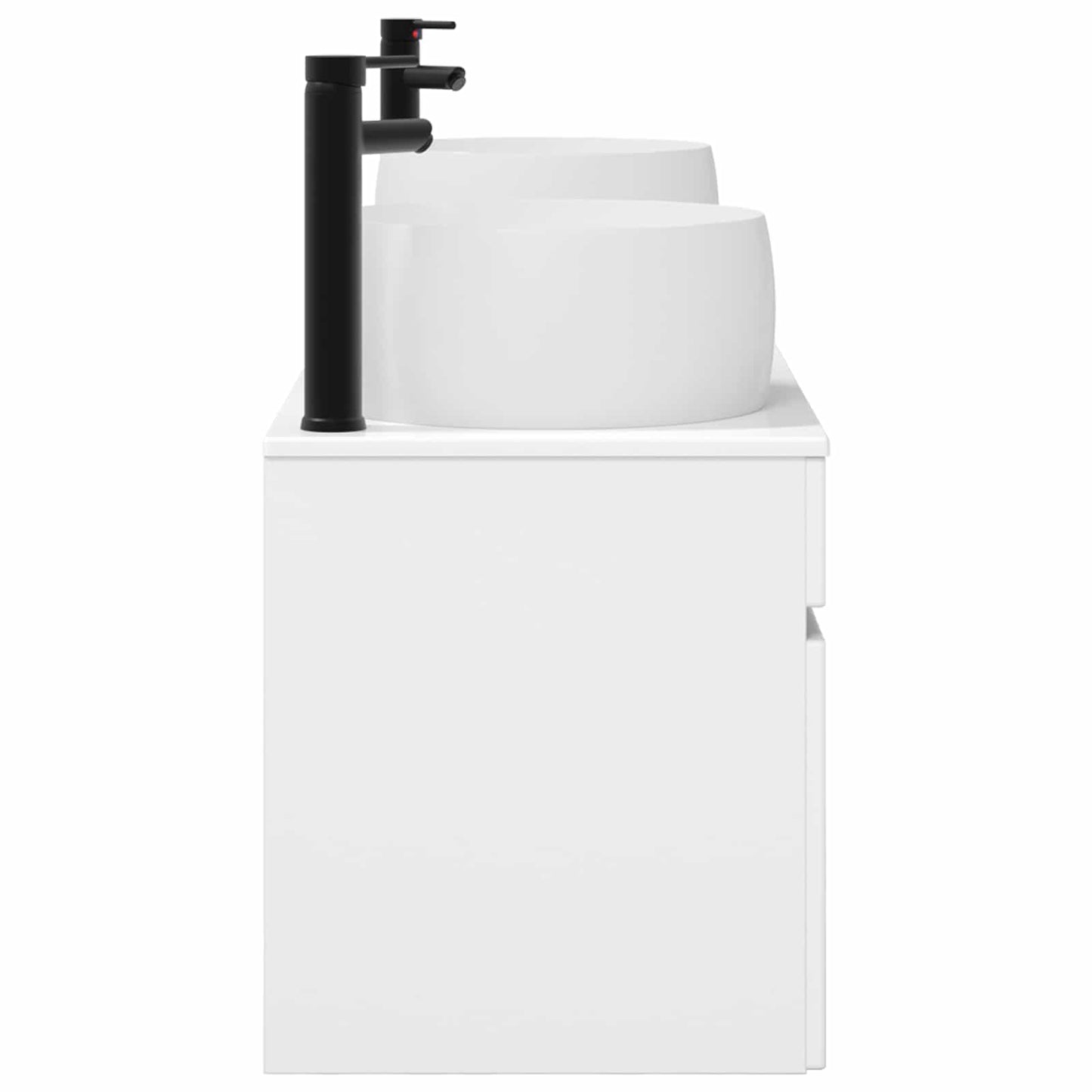 Badkamerkastenset 3 st Hoogglans Wit 49 x 44,5 x 66 cm