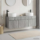 Badkamerkastenset 3 st Grijs Sonoma 49 x 44,5 x 66 cm