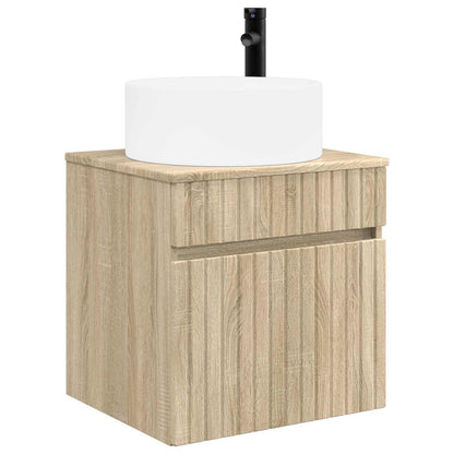 Badkamerkastenset 3 st Sonoma Eiken 49 x 44,5 x 65,5 cm