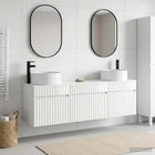 Badkamerkastenset 3 st Hoogglans Wit 49 x 44,5 x 65,5 cm