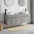 Badkamerkastenset 3 st Grijs Sonoma 49 x 44,5 x 65,5 cm