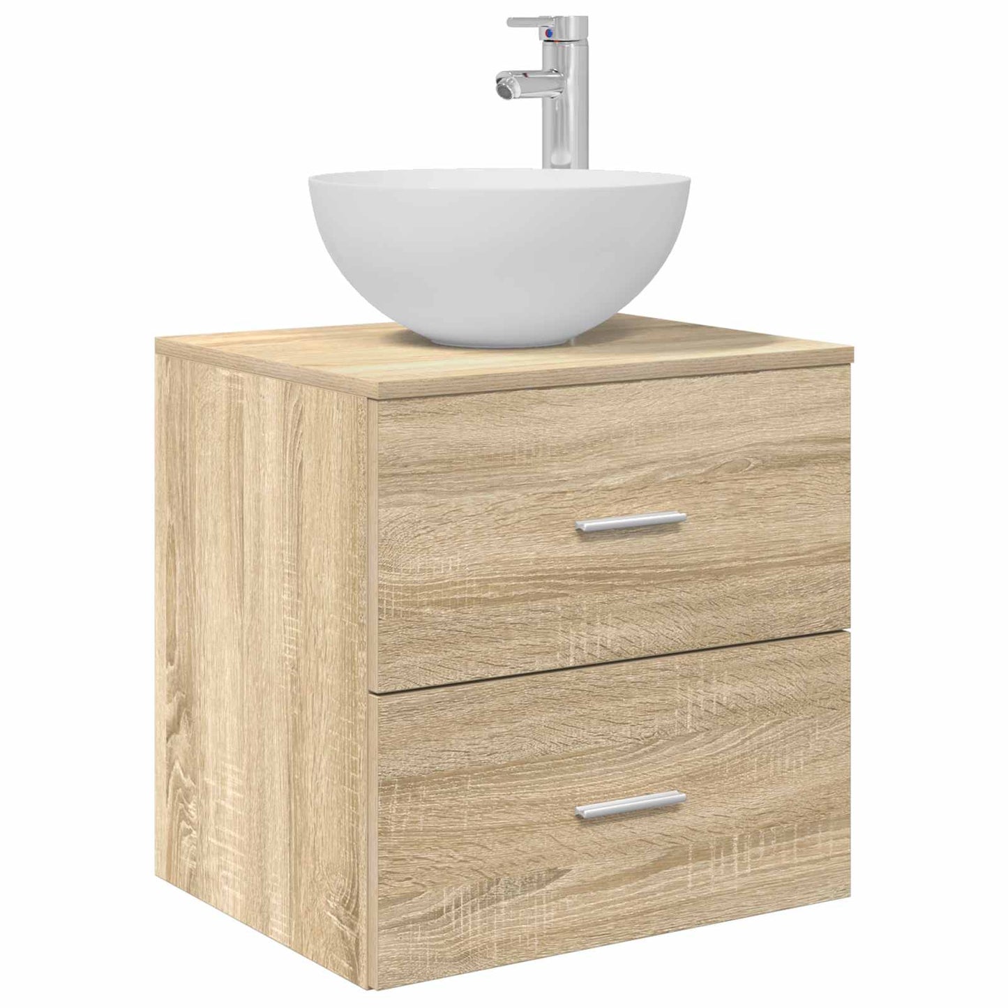 Badkamerkastenset 3 st Sonoma Eiken 49,5 x 35 x 63 cm