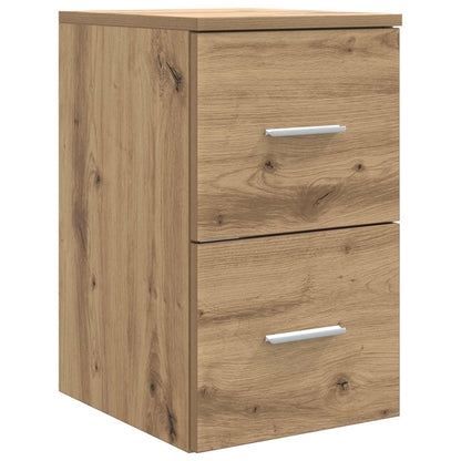 Badkamerkastenset 3 st Artisanaal eiken 49,5 x 35 x 63 cm