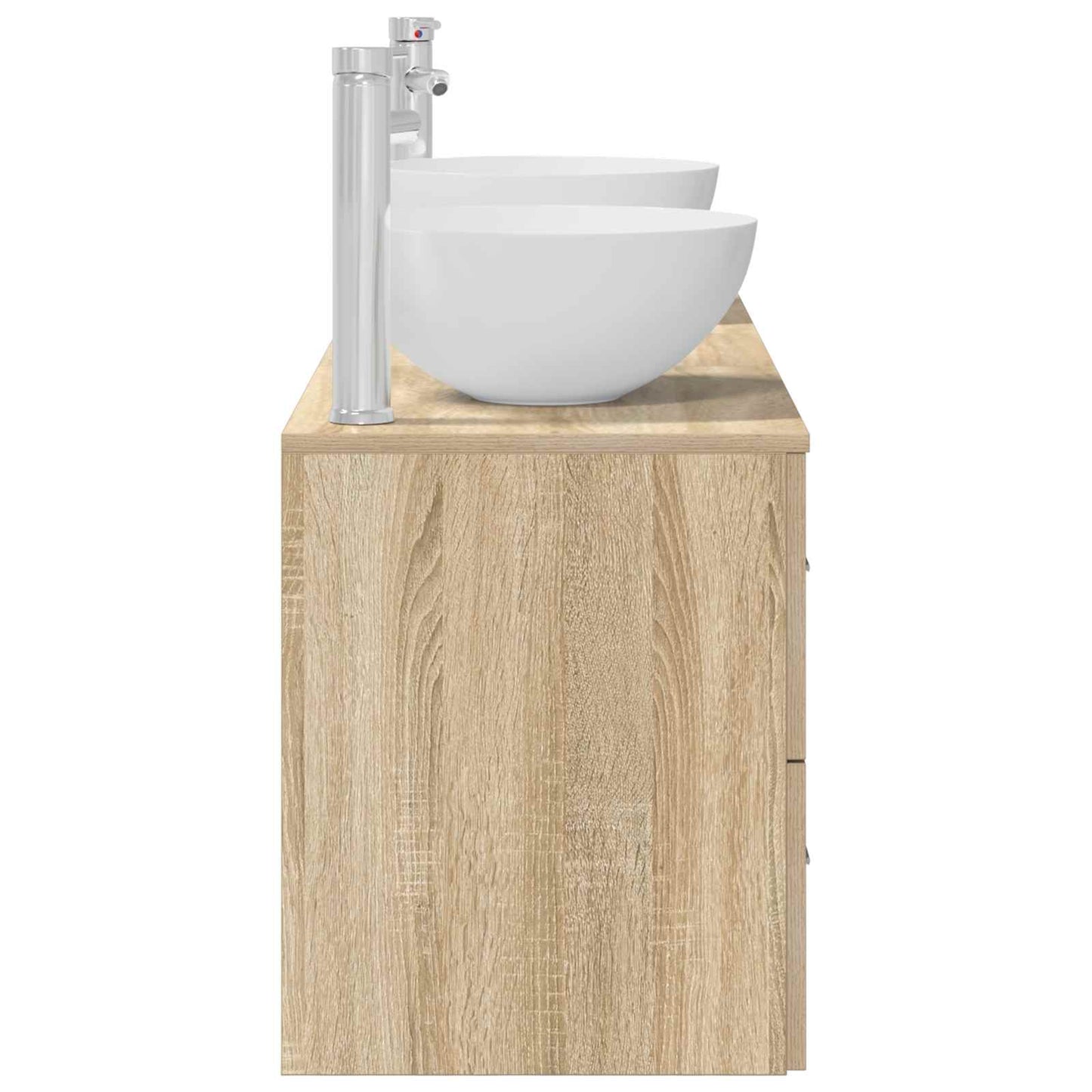 Badkamerkastenset 3 st Sonoma Eiken 49,5 x 41 x 64,5 cm