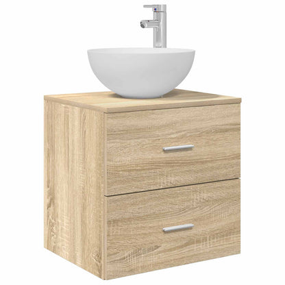 Badkamerkastenset 3 st Sonoma Eiken 49,5 x 41 x 64,5 cm