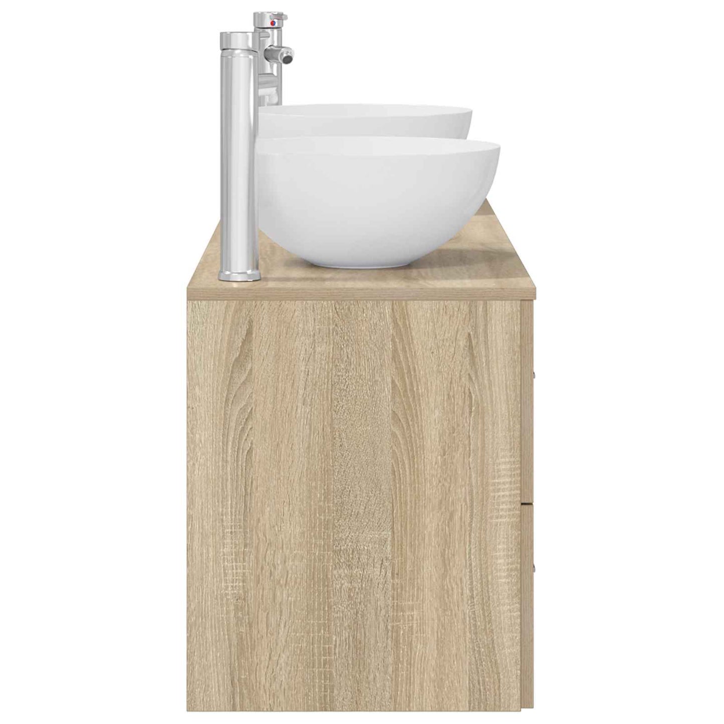 Badkamerkastenset 3 st Sonoma Eiken 49,5 x 41 x 64,5 cm