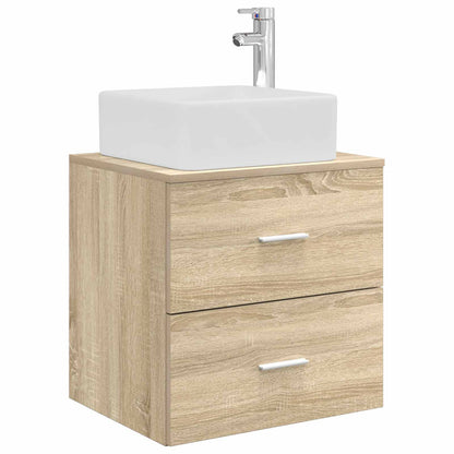 Badkamerkastenset 3 st Sonoma Eiken 49,5 x 41 x 63 cm