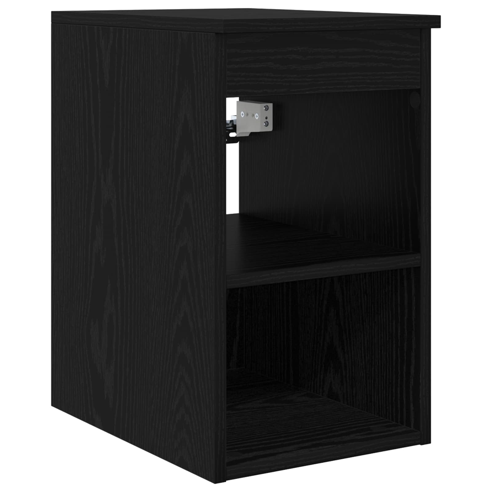Badkamerkastenset 3 st Zwart 49,5 x 41 x 62,5 cm Bewerkt hout