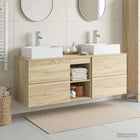 Badkamerkastenset 3 st Sonoma Eiken 49,5 x 41 x 62,5 cm