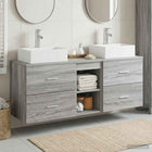 Badkamerkastenset 3 st Grijs Sonoma 49,5 x 41 x 62,5 cm