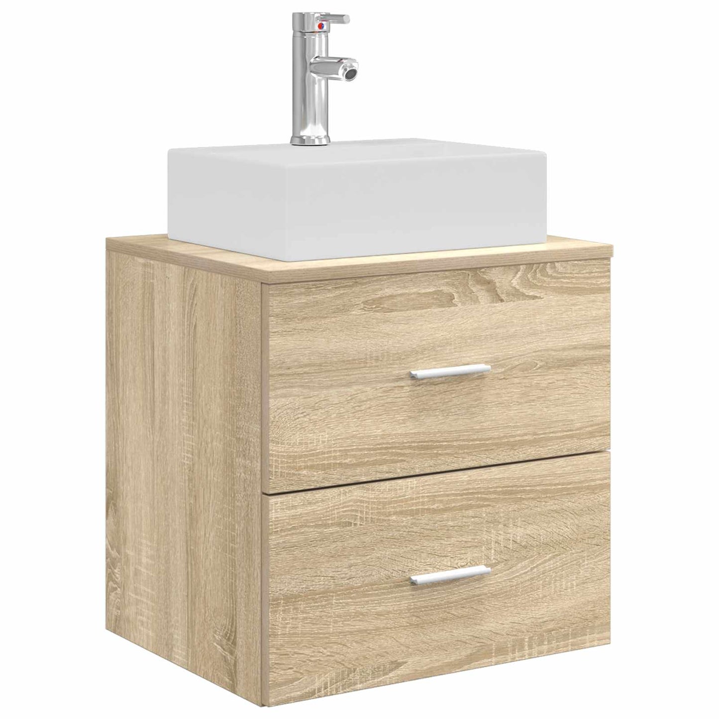 Badkamerkastenset 3 st Sonoma Eiken 49,5 x 41 x 62,5 cm