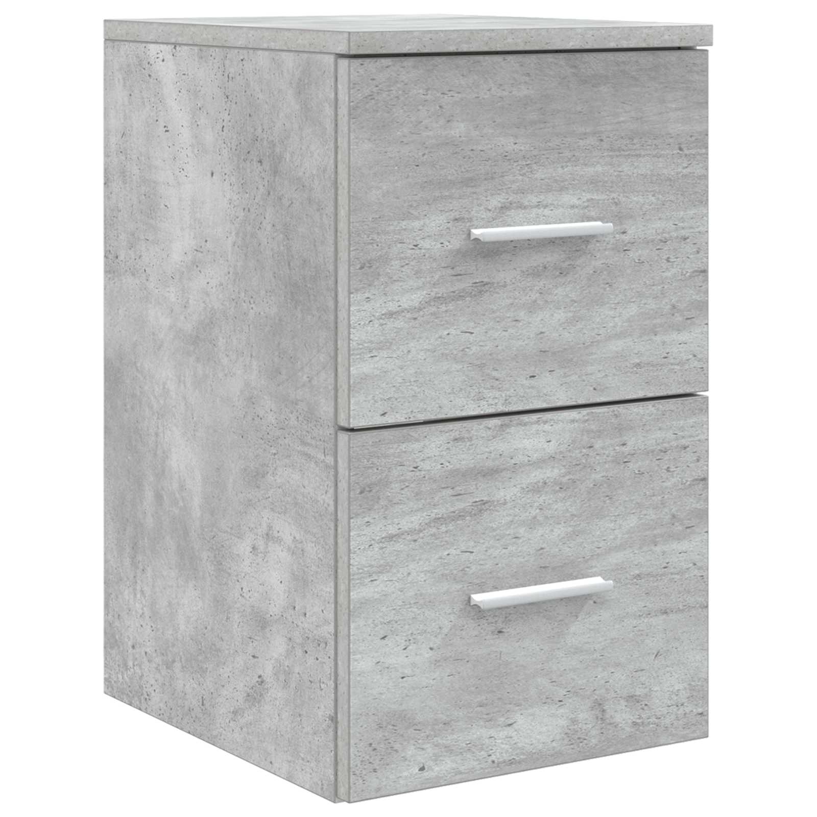 Badkamerkastenset 3 st Betongrijs 49,5 x 41 x 62,5 cm