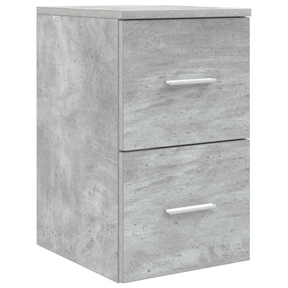 Badkamerkastenset 3 st Betongrijs 49,5 x 41 x 62,5 cm