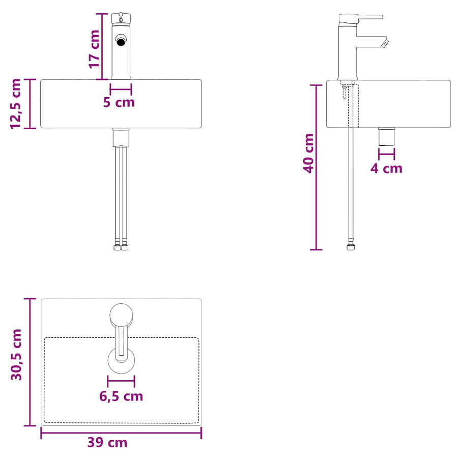Badkamerkastenset 3 st Oud hout 49,5 x 41 x 62,5 cm