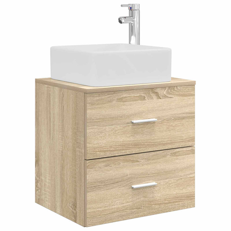 Badkamerkastenset 3 st Sonoma Eiken 53 x 34,5 x 63 cm