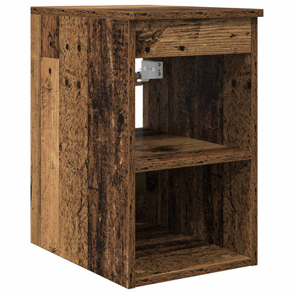 Badkamerkastenset 3 st Oud hout 53 x 34,5 x 63 cm Bewerkt hout