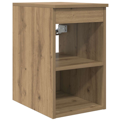 Badkamerkastenset 3 st Artisanaal eiken 53 x 34,5 x 63 cm
