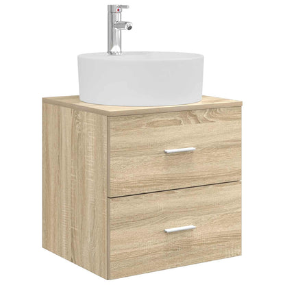 Badkamerkastenset 3 st Sonoma Eiken 62,5 x 44,5 x 50 cm