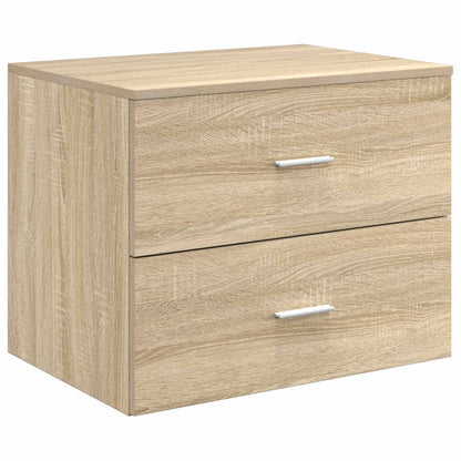 Badkamerkastenset 3 st Sonoma Eiken 62,5 x 44,5 x 50 cm