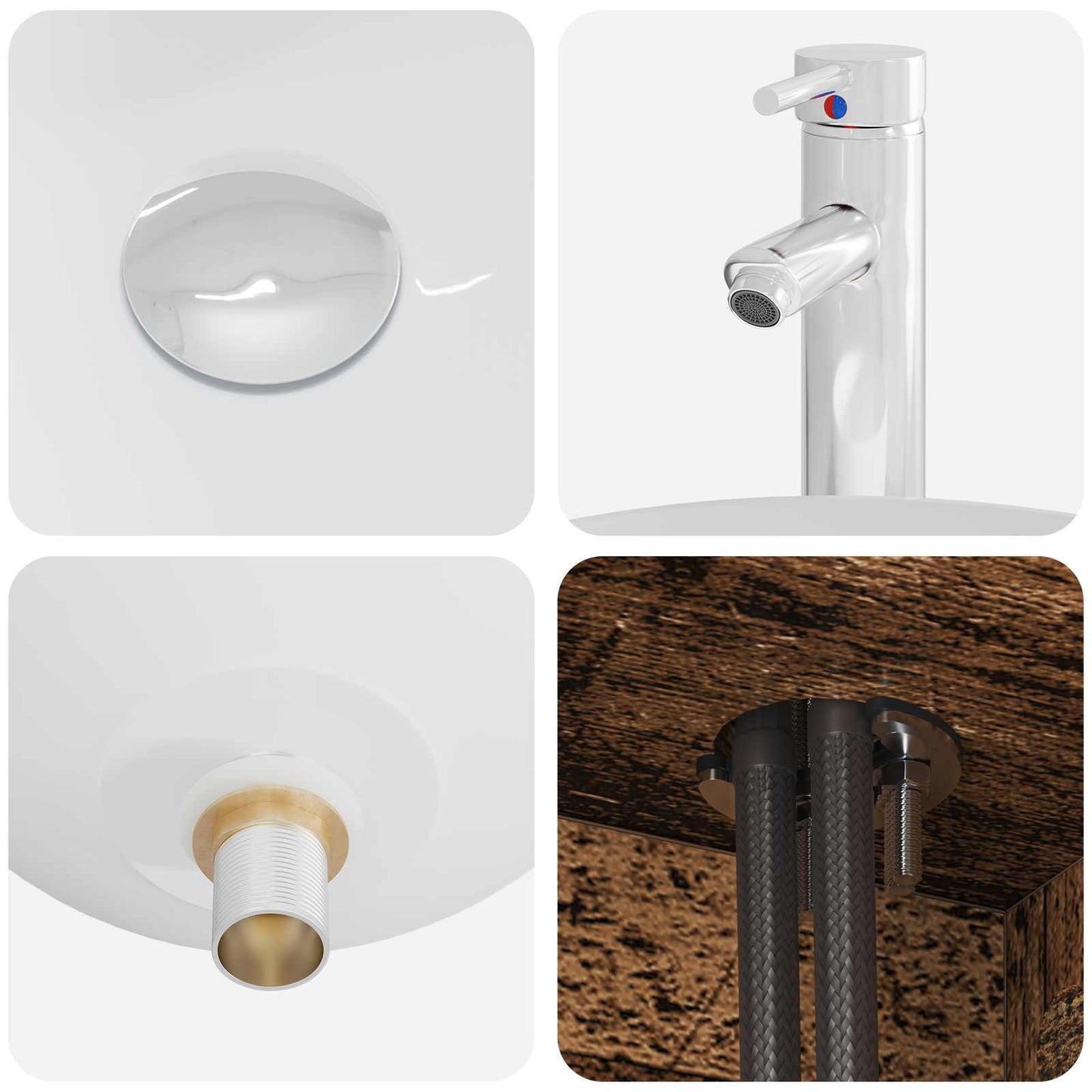Badkamerkastenset 3 st Oud hout 62,5 x 44,5 x 50 cm