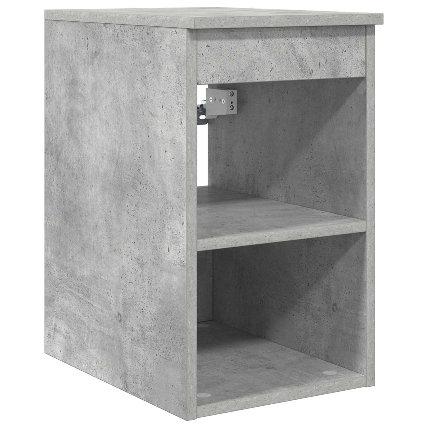 Badkamerkastenset 3 st Betongrijs 49,5 x 44,5 x 65 cm