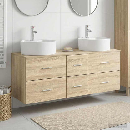 Badkamermeubelset 3 st Sonoma Eiken 49,5 x 44,5 x 65 cm