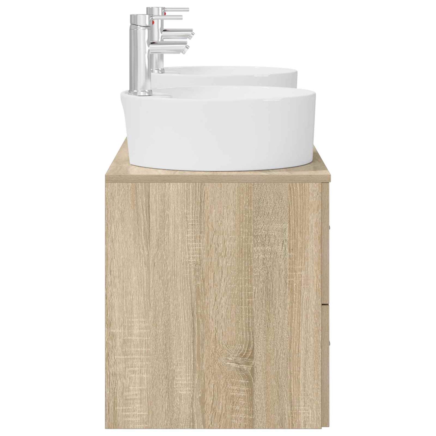 Badkamermeubelset 3 st Sonoma Eiken 49,5 x 44,5 x 65 cm