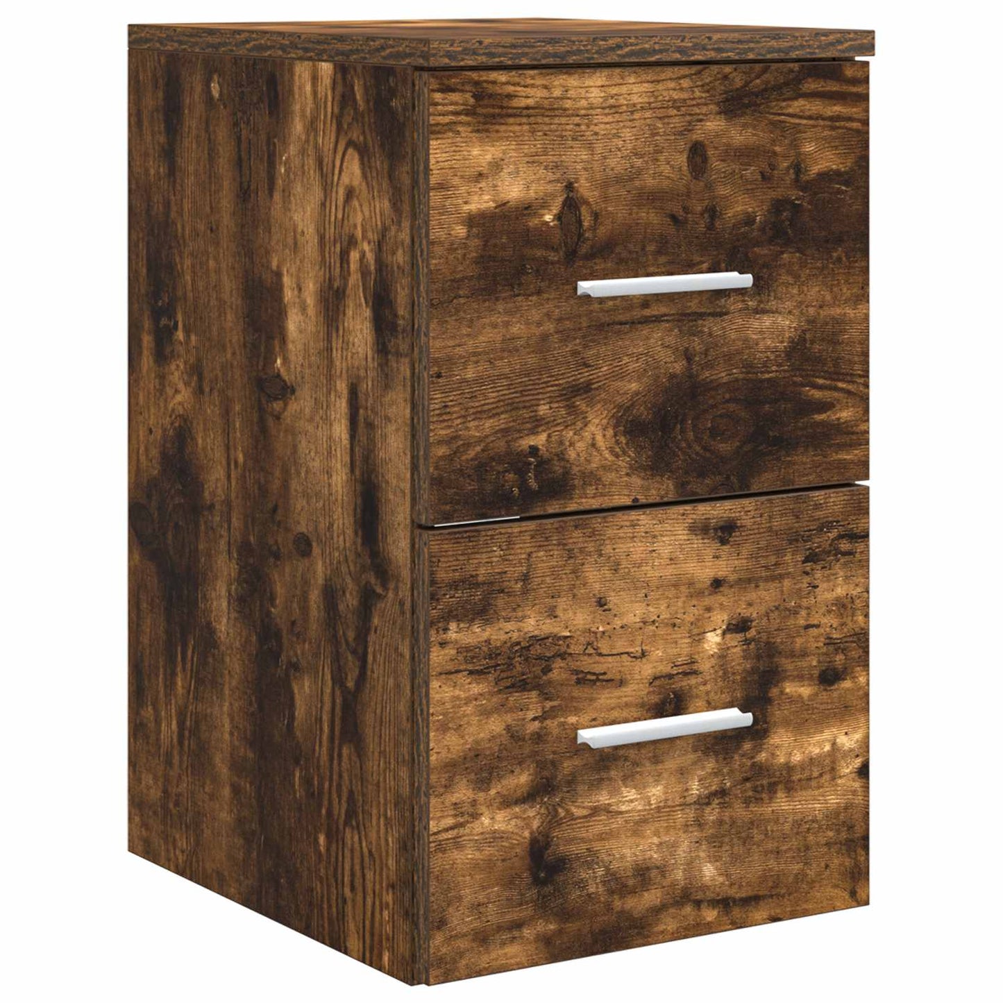Badkamermeubelset 3 st Gerookt eiken 49,5 x 44,5 x 65 cm