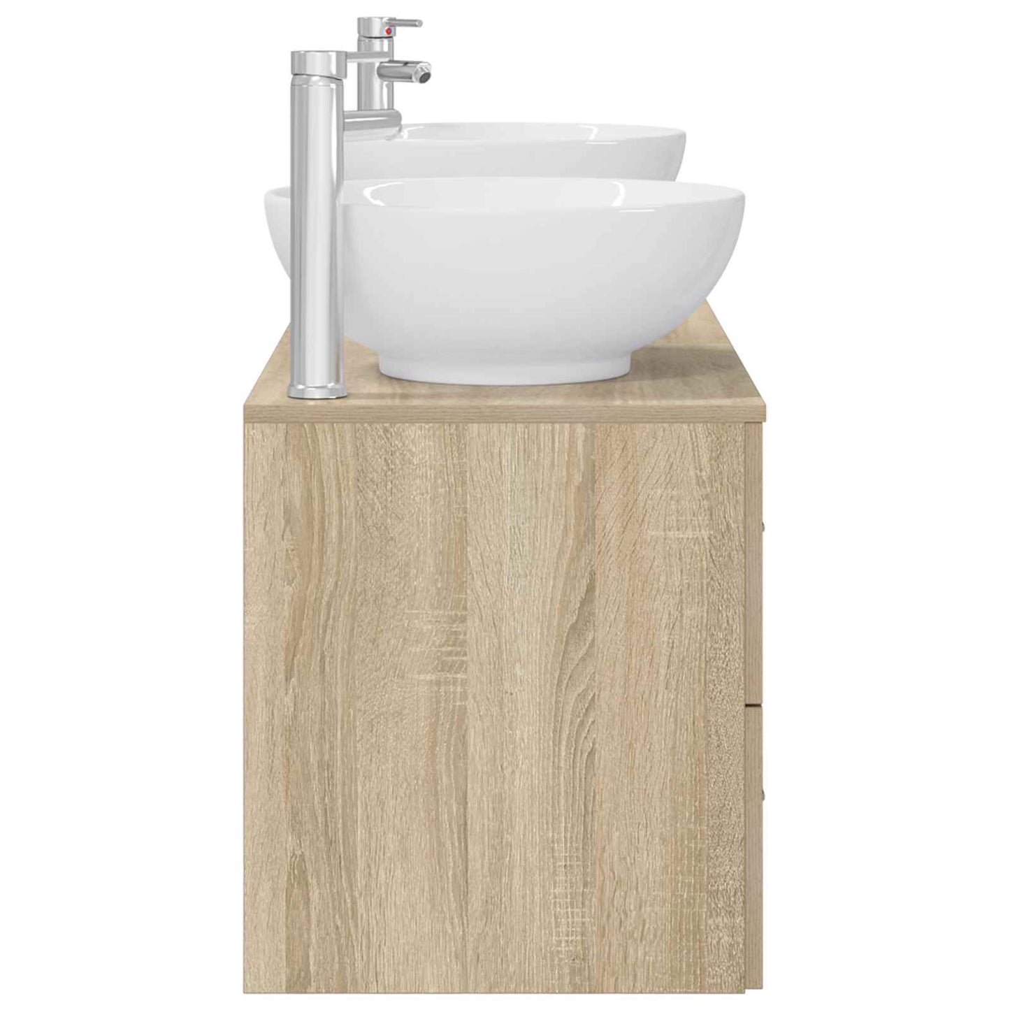 Badkamermeubelset 3 st Sonoma Eiken 49,5 x 44,5 x 65 cm