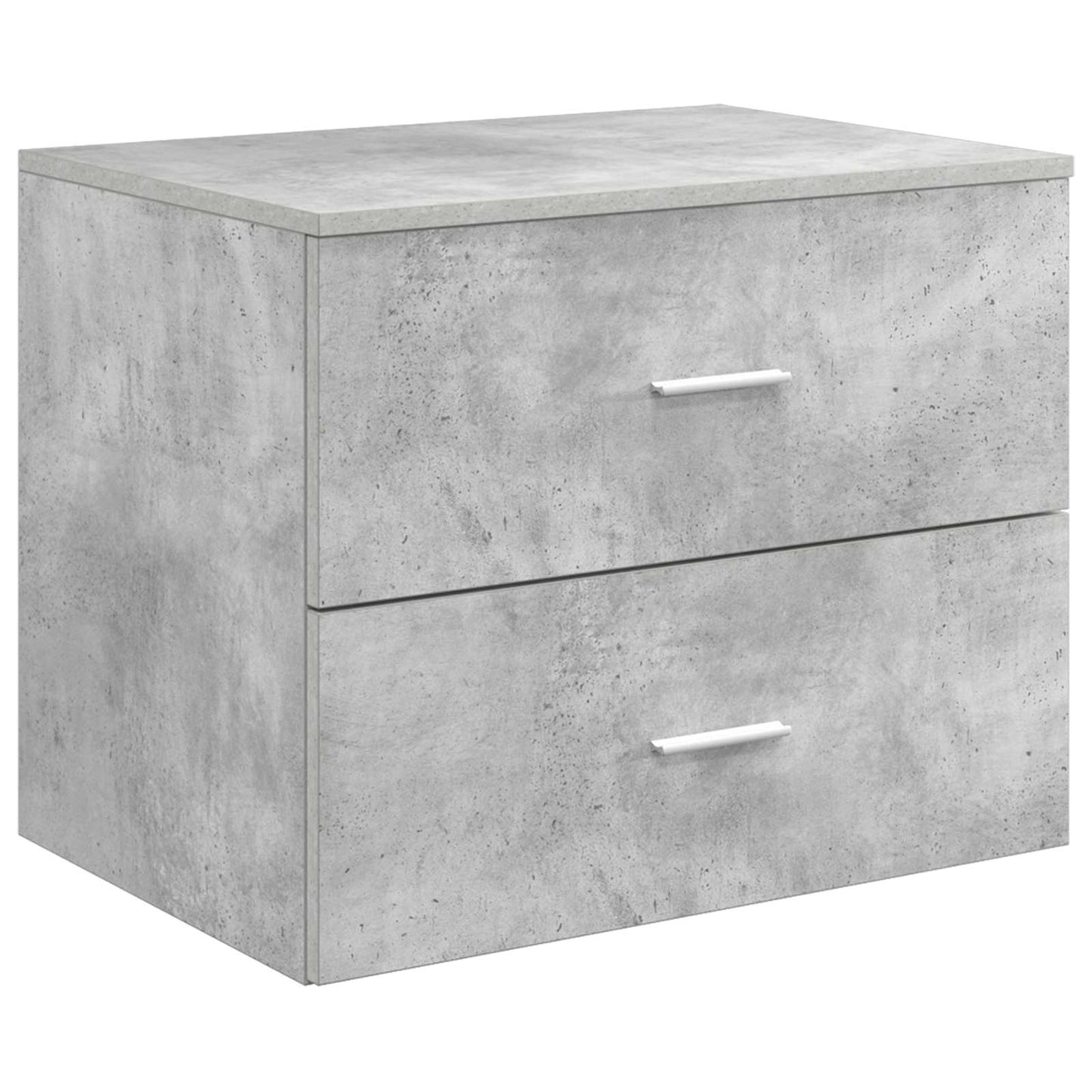 Badkamermeubelset 3 st Betongrijs 49,5 x 44,5 x 65 cm