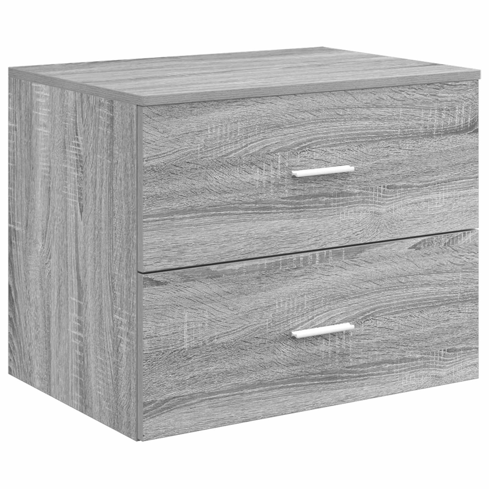 Badkamermeubelset 3 st Grijs Sonoma 49,5 x 44,5 x 65 cm