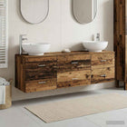 Badkamermeubelset 3 st Oud hout 49,5 x 44,5 x 65 cm