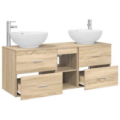 Badkamermeubelset 3 st Sonoma Eiken 49,5 x 44,5 x 65 cm