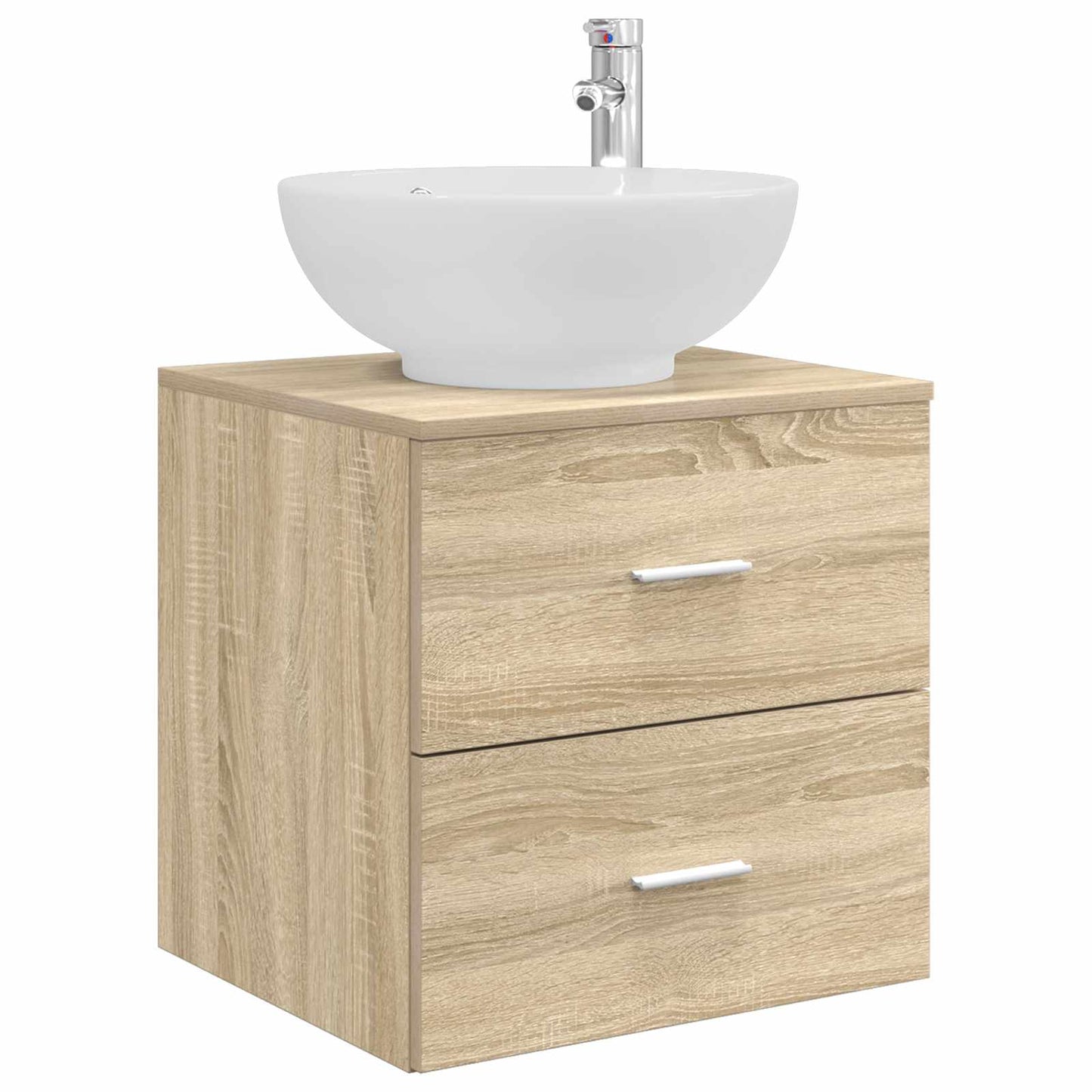 Badkamermeubelset 3 st Sonoma Eiken 49,5 x 44,5 x 65 cm