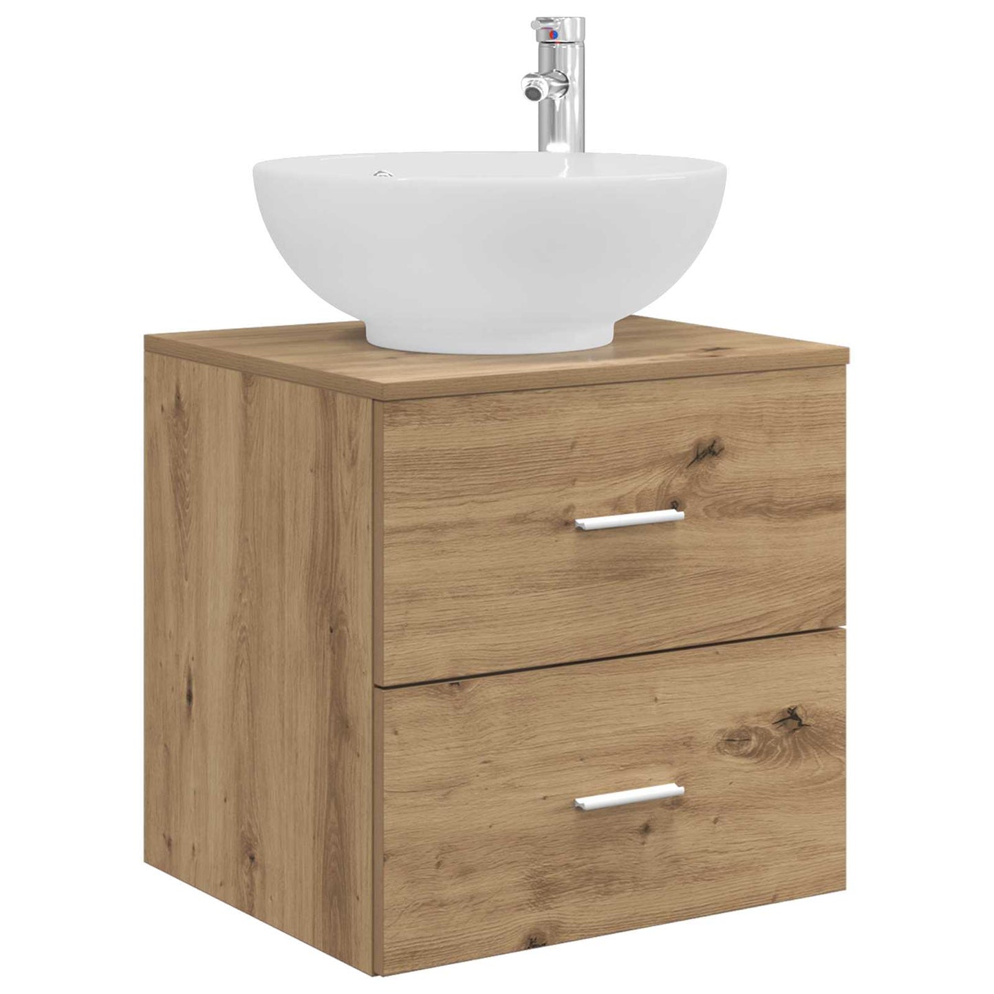 Badkamermeubelset 3 st Artisanaal eiken 49,5 x 44,5 x 65 cm