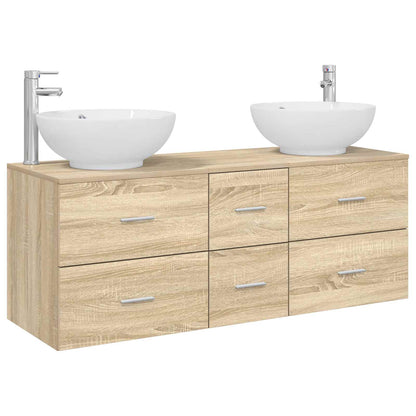 Badkamermeubelset 3 st Sonoma Eiken 49,5 x 44,5 x 65 cm