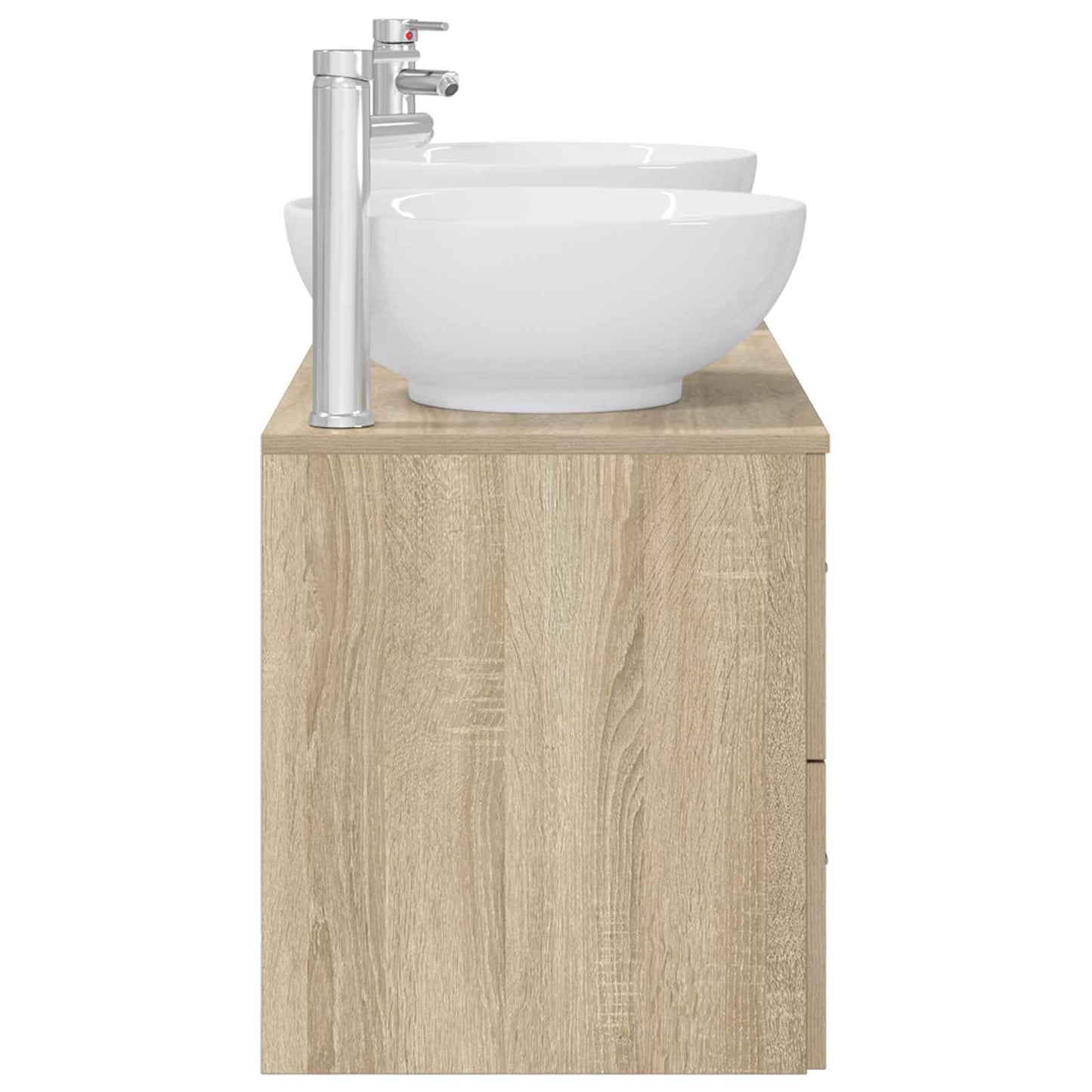 Badkamermeubelset 3 st Sonoma Eiken 49,5 x 44,5 x 65 cm