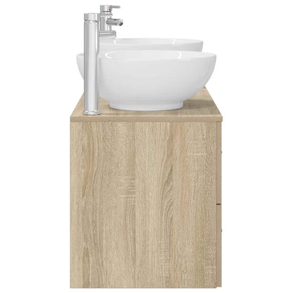 Badkamermeubelset 3 st Sonoma Eiken 49,5 x 44,5 x 65 cm