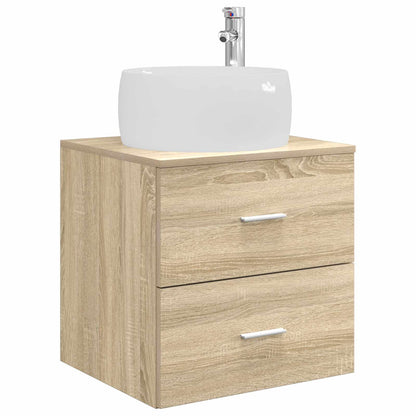 Badkamermeubelset 3 st Sonoma Eiken 49,5 x 44,5 x 66 cm
