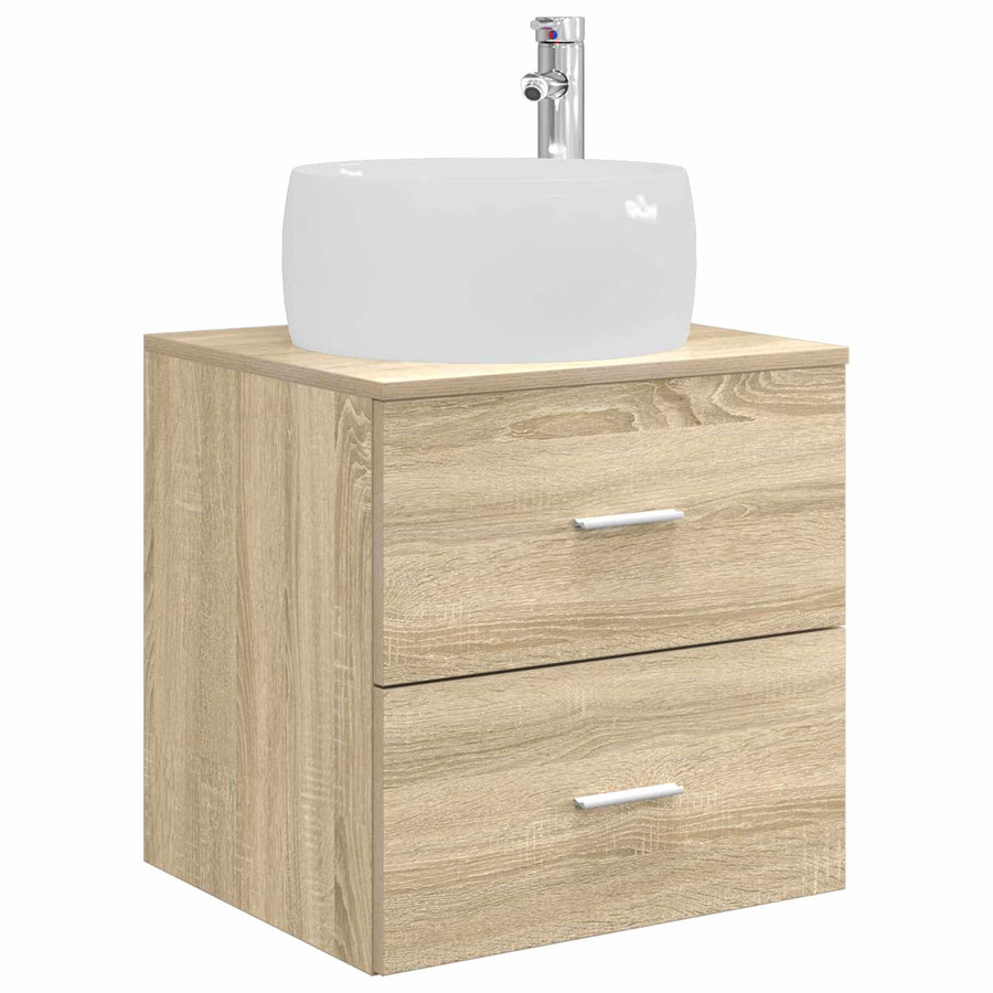 Badkamermeubelset 3 st Sonoma Eiken 49,5 x 44,5 x 66 cm