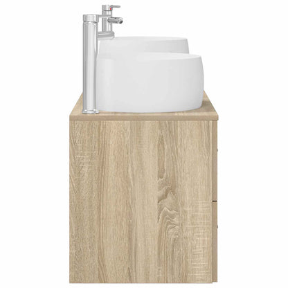 Badkamermeubelset 3 st Sonoma Eiken 49,5 x 44,5 x 66 cm